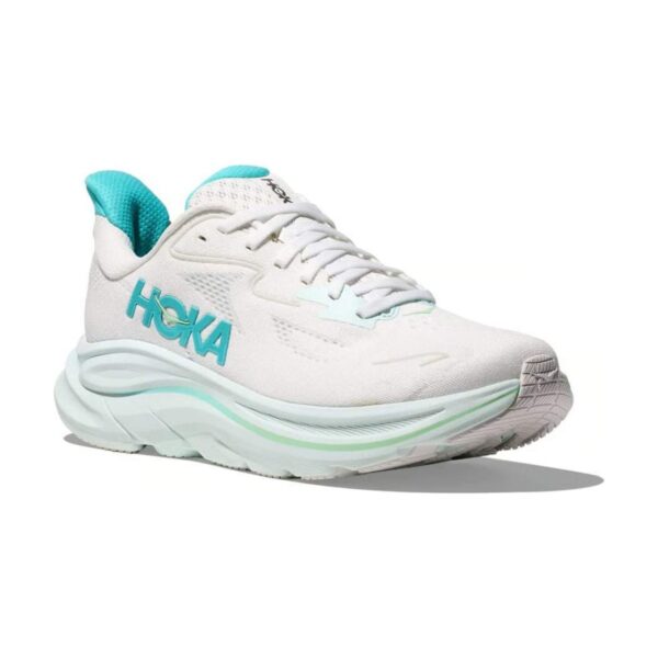 Hoka Clifton 10 White / Cielo Blue | STYLO