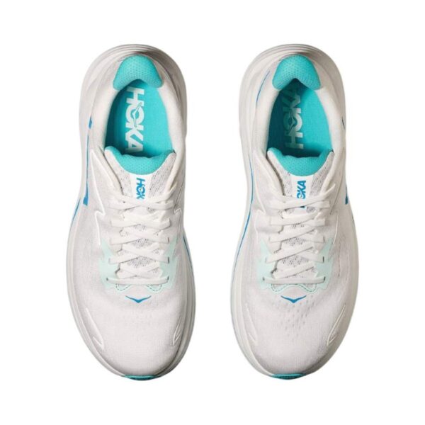 Hoka Clifton 10 Wide White/Blue | STYLO
