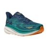 Hoka Clifton 9 Wide Black/Green | STYLO