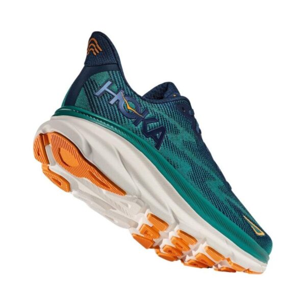 Hoka Clifton 9 Wide Black/Green | STYLO