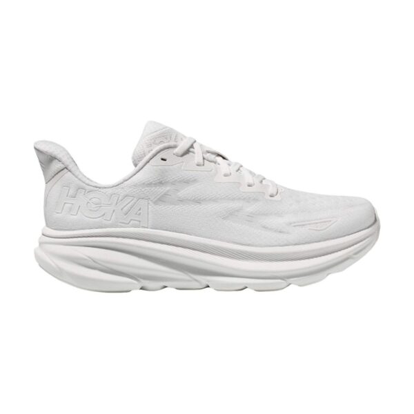 Hoka Clifton 9 Wide White | STYLO