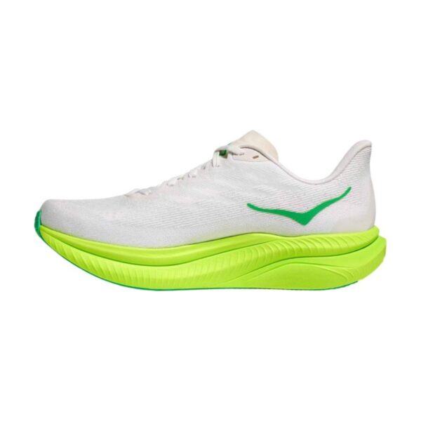 Hoka Mach 6 White/Neon Lime | STYLO