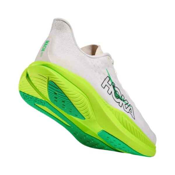 Hoka Mach 6 White/Neon Lime | STYLO
