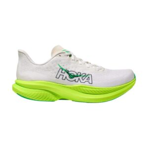 Hoka Mach 6 White/Neon Lime | STYLO