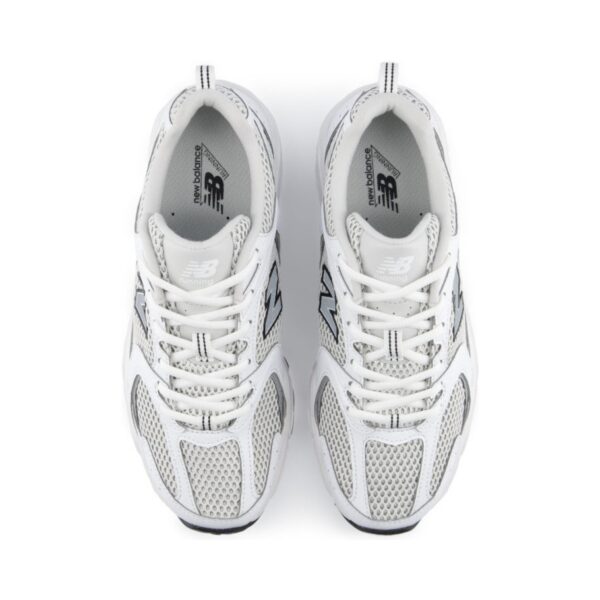 New Balance 530 White Silver Metallic | STYLO