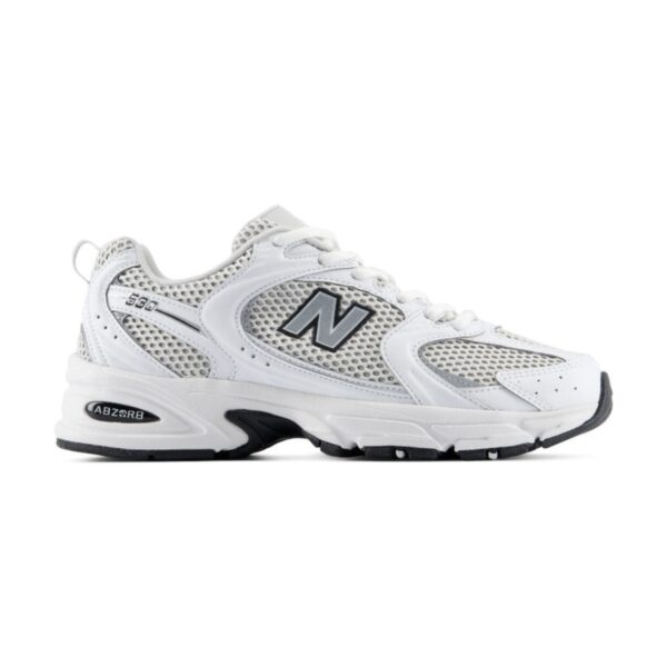 New Balance 530 White Silver Metallic | STYLO