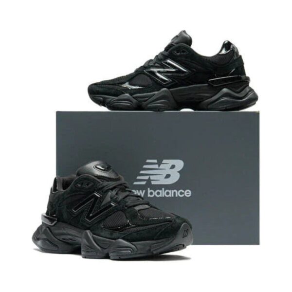 New Balance 9060 Triple Black Patent New Balance 9060 Triple Black Patent | STYLO