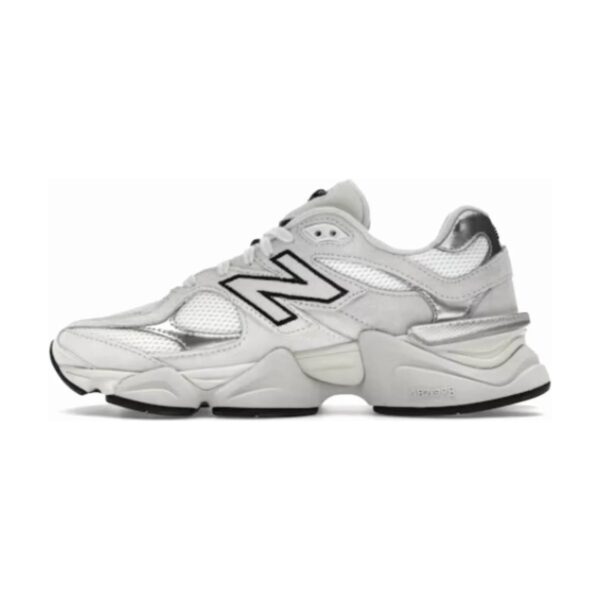 New Balance 9060 White Black Metallic Silver New Balance 9060 White Black Metallic Silver | STYLO
