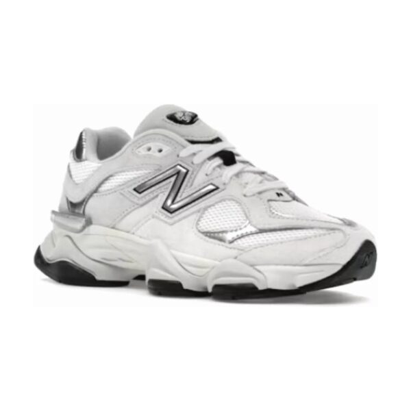 New Balance 9060 White Black Metallic Silver New Balance 9060 White Black Metallic Silver | STYLO