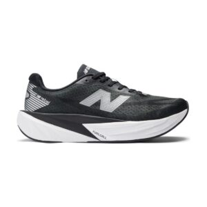 New Balance FuelCell Rebel v5 Black White Silver Metallic | STYLO