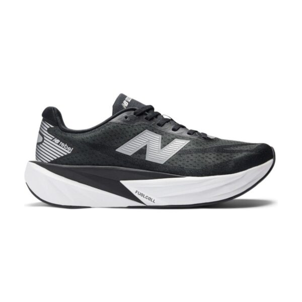 New Balance FuelCell Rebel v5 Black White Silver Metallic New Balance FuelCell Rebel v5 Black White Silver Metallic | STYLO