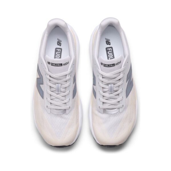 New Balance FuelCell Rebel v5 Grey Matter Linen White New Balance FuelCell Rebel v5 Grey Matter Linen White | STYLO