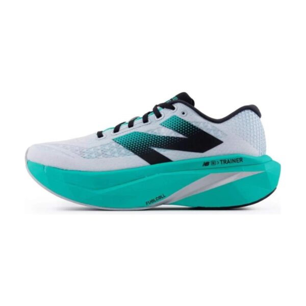 New Balance FuelCell SuperComp Trainer v3 White/Cyber Jade | STYLO