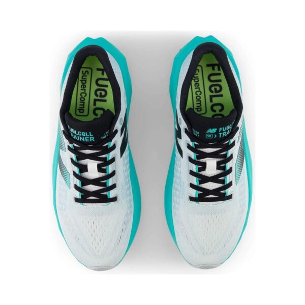 New Balance FuelCell SuperComp Trainer v3 White/Cyber Jade | STYLO
