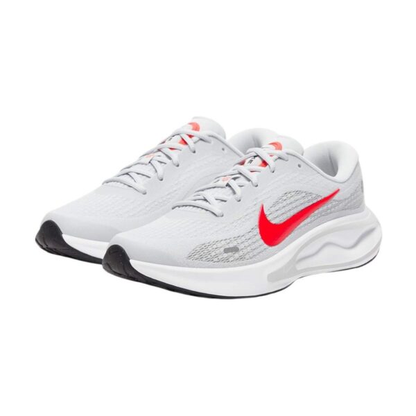 Nike Journey Run Pure Platinum/Bright Crimson | STYLO