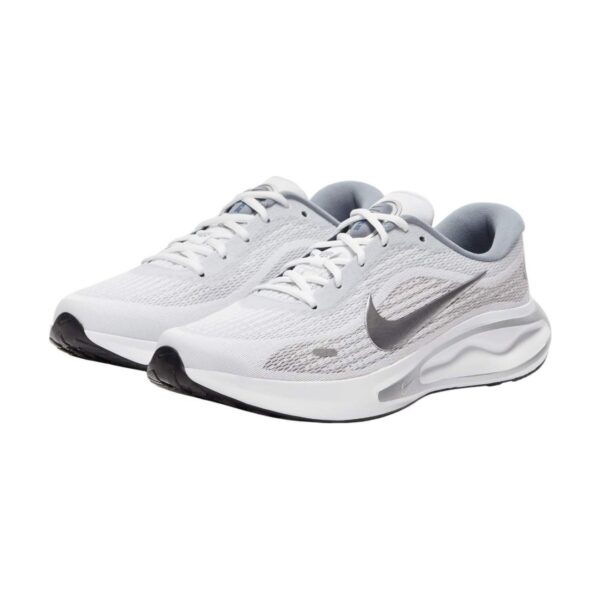 Nike Journey Run White/Metallic Silver | STYLO