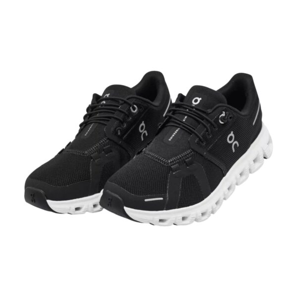 On Cloud 6 Running Shoes Black/White | STYLO