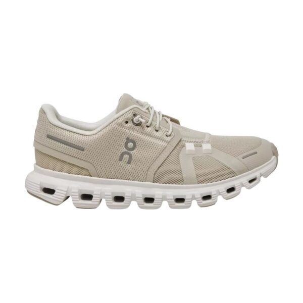 On Cloud 6 Running Shoes Pearl/White | STYLO