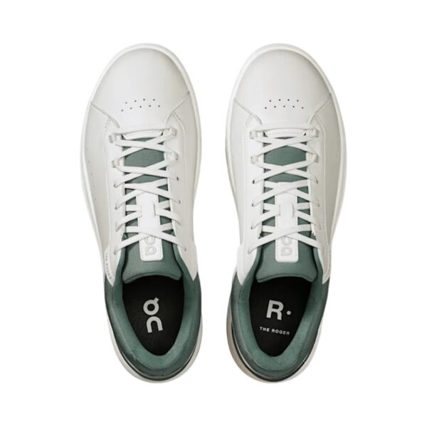 On Cloud THE ROGER Advantage Shoes White/Olive | STYLO