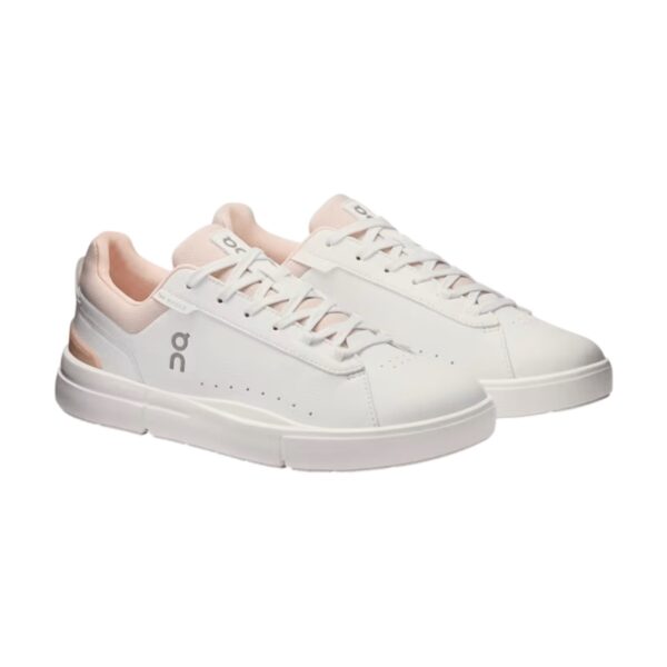 On Cloud THE ROGER Advantage Shoes White/Rosehip | STYLO