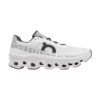On Cloudmonster Running Shoes White/Black | STYLO