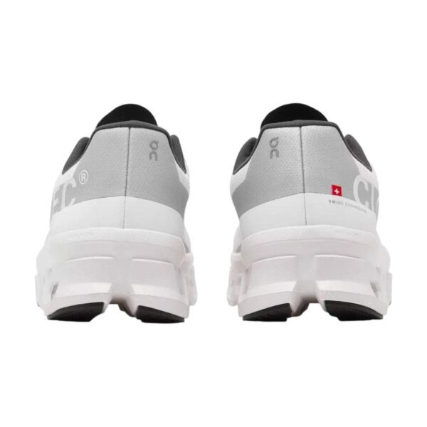 On Cloudmonster Running Shoes White/Black | STYLO