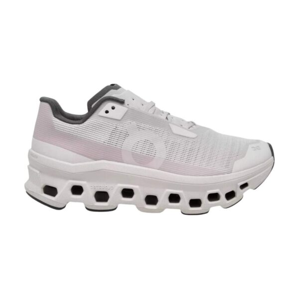 On Cloudmonster Void Running Shoes Ivory/Wolf | STYLO