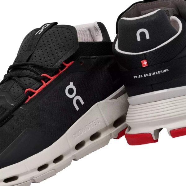 On Cloudnova 2 Running Shoes Black/Red | STYLO