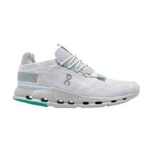 On Cloudnova Running Shoes Undyed White/Glacier | STYLO