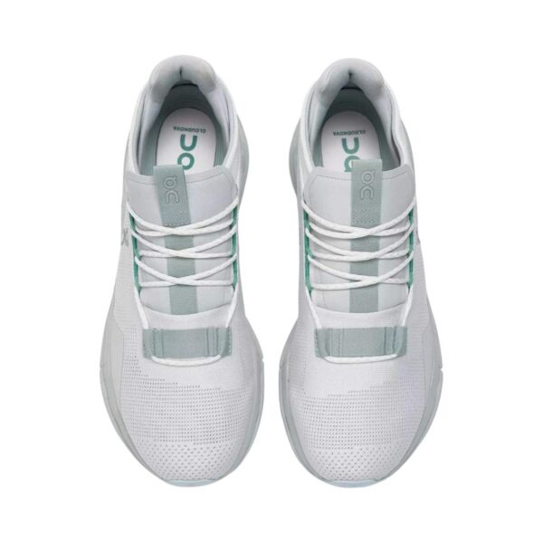 On Cloudnova Running Shoes Undyed White/Glacier | STYLO