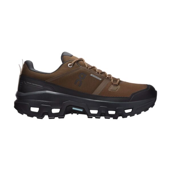 On Cloudrock Low Waterproof Earth/Black On Cloudrock Low Waterproof Earth/Black | STYLO