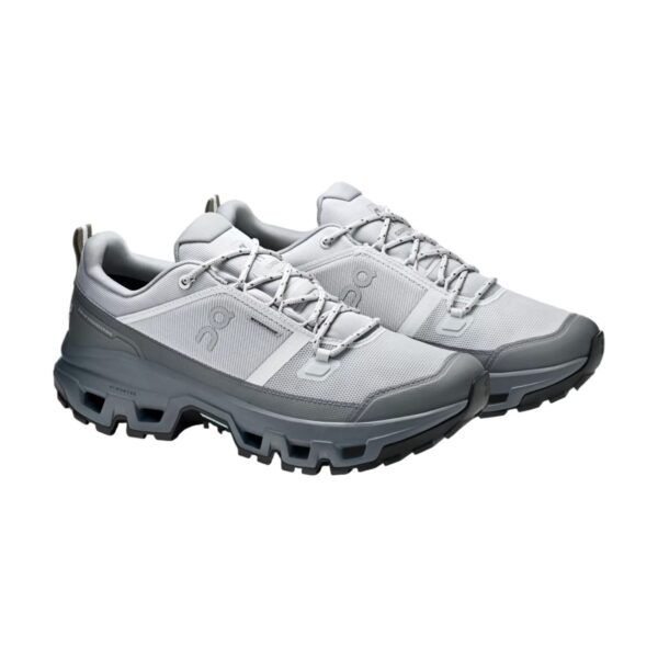 On Cloudrock Low Waterproof Glacier/Rock | STYLO