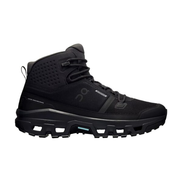 On Cloudrock Mid Waterproof Black On Cloudrock Mid Waterproof Black | STYLO