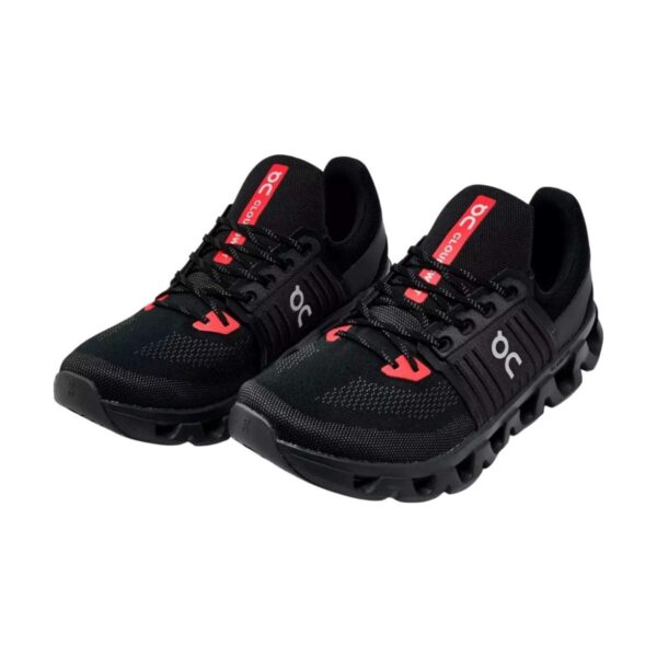 On Cloudswift 4 Running Shoes Black/Red/Silver On Cloudswift 4 Running Shoes Black/Red/Silver | STYLO