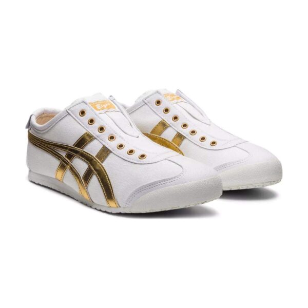 Onitsuka Tiger MEXICO 66 SLIP-ON White/Pure Gold Onitsuka Tiger MEXICO 66 SLIP-ON White/Pure Gold | STYLO