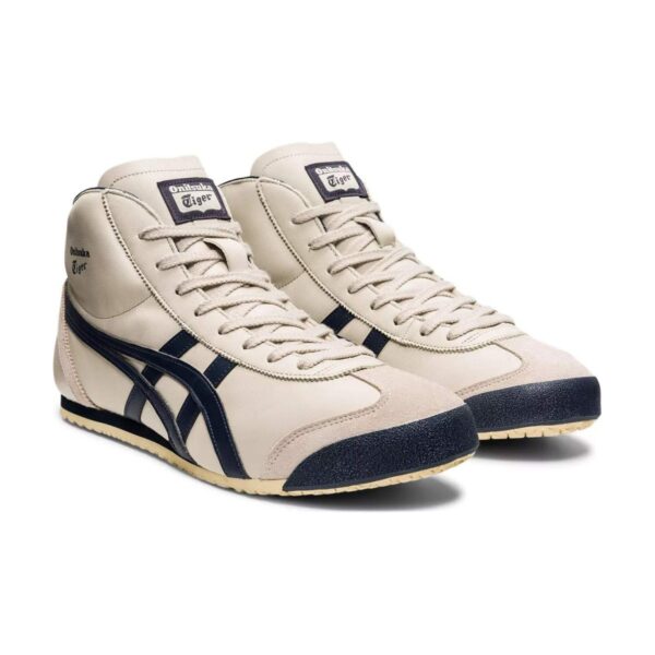 Onitsuka Tiger MEXICO Mid Runner Birch/Indian Ink | STYLO